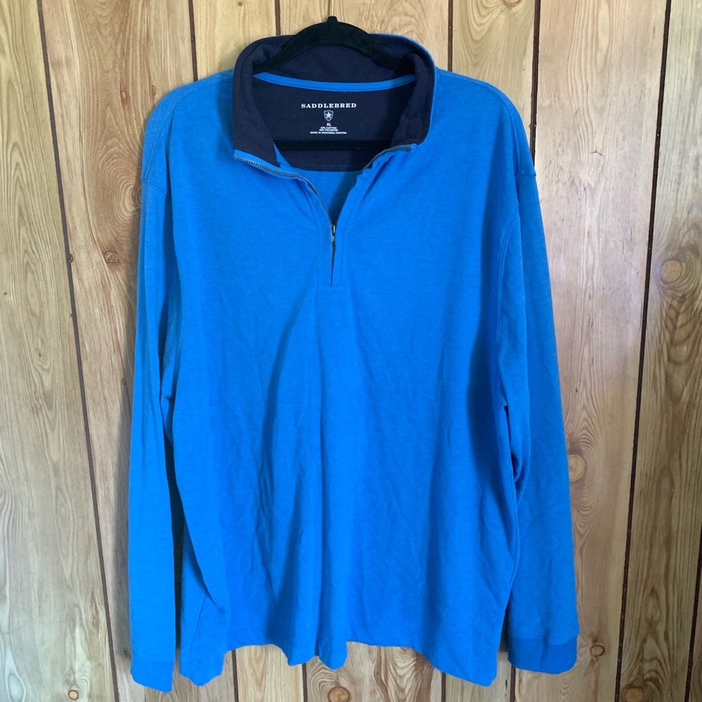 Saddlebred men’s XL 1/4 zip pullover sweater